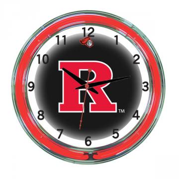 Rutgers Scarlet Knights 18 Inch Neon Clock