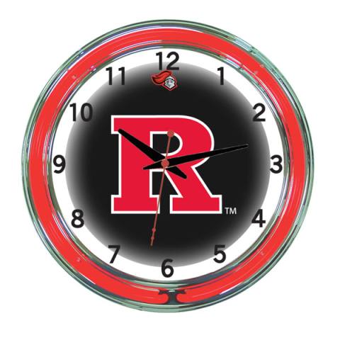 Rutgers Scarlet Knights 18 Inch Neon Clock