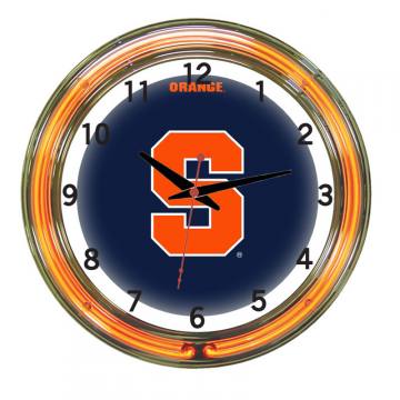 Syracuse Orange 18 Inch Neon Clock
