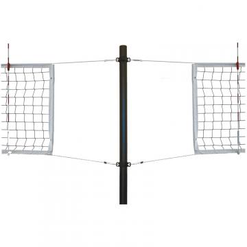 First Team Stellar Complete Side by Side Recreational Aluminum Volleyball Set