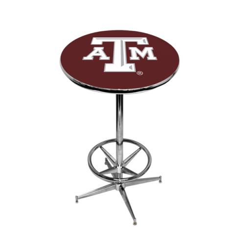 Texas A&M Aggies Chrome Pub Table