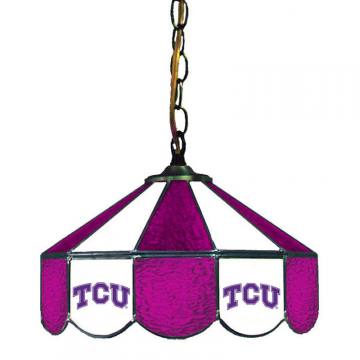 TCU Horned Frogs 14 Inch Swag Hanging Lamp