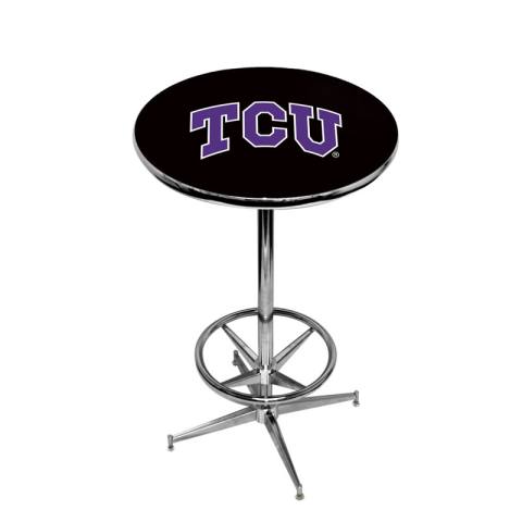 TCU Horned Frogs Black Pub Table