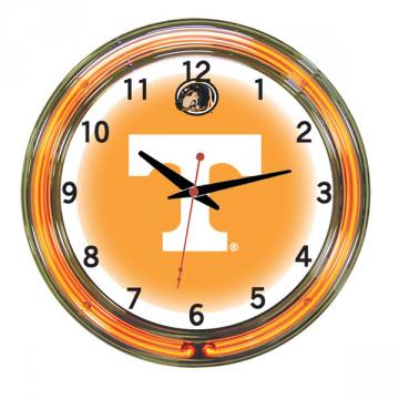 Tennessee Volunteers 18 Inch Neon Clock
