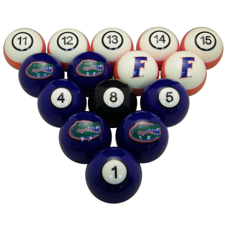 Florida Gators Pool Ball Set