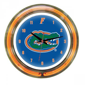 Florida Gators 14 Inch Neon Clock