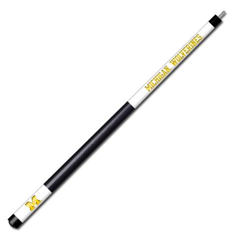 Michigan Wolverines Engraved Pool Cue