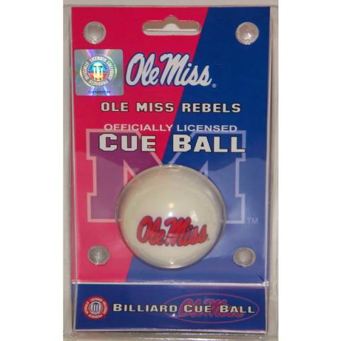 Ole Miss Rebels Cue Ball