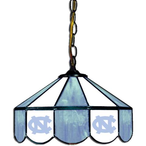 North Carolina Tar Heels 14 Inch Swag Hanging Lamp