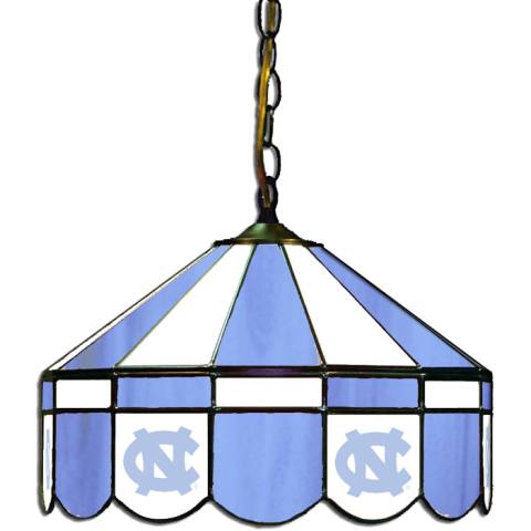 North Carolina Tar Heels 16 Inch Swag Hanging Lamp