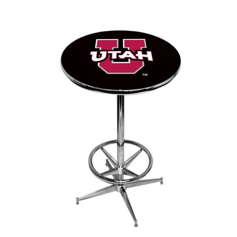 Utah Utes Black Pub Table