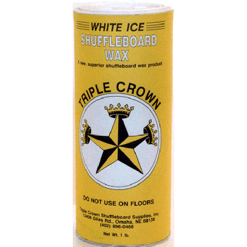 Triple Crown White Ice Competition Shuffleboard Wax