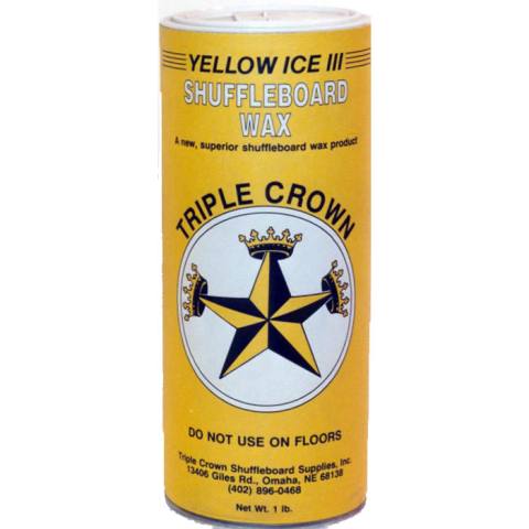 Triple Crown Yellow ICE III Shuffleboard Wax