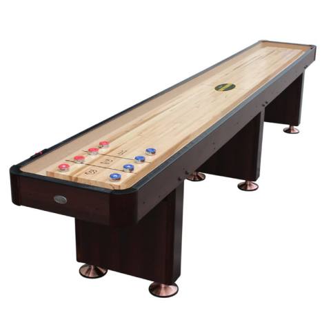 Berner Standard 16 Shuffleboard Table - Espresso