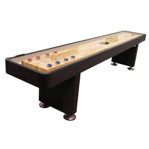 Berner Standard 9 Shuffleboard Table - Espresso