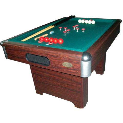 Berner Basic Slate Bumper Pool Table - Walnut