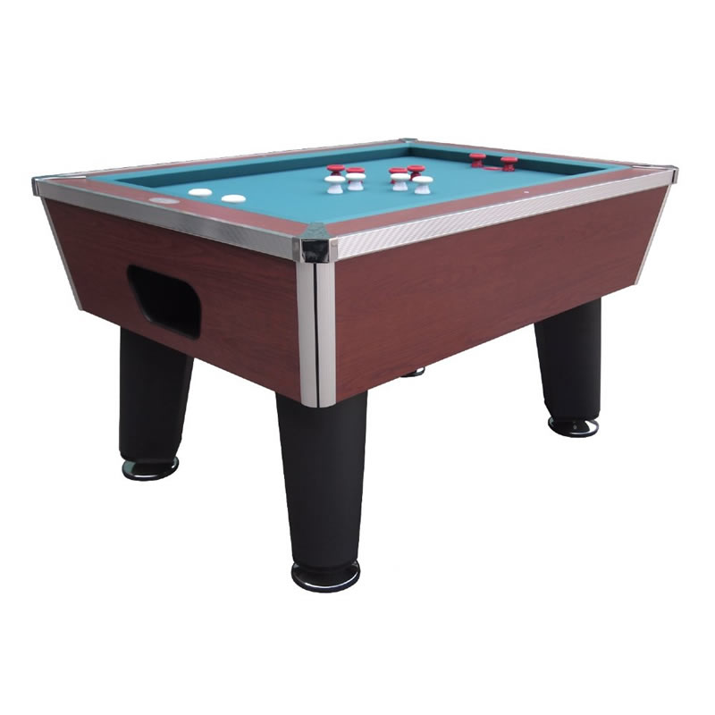 Berner Brickell Pro Slate Bumper Pool Table Cherry American Super Sports