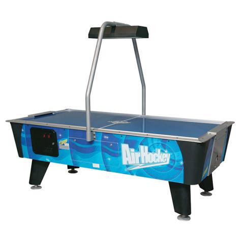 Dynamo Blue Streak Coin Operated Air Hockey with Overhead Scoring