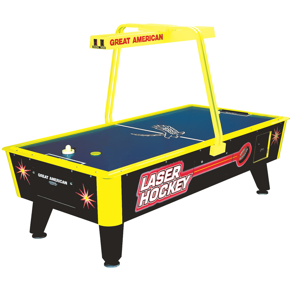 Great American Laser Coin Operated Air Hockey Table