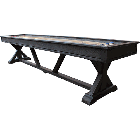 Playcraft Brazos River 12 Weathered Black Pro Shuffleboard Table