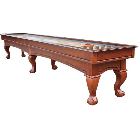 Playcraft Charles River 16 Shuffleboard Table - Chestnut